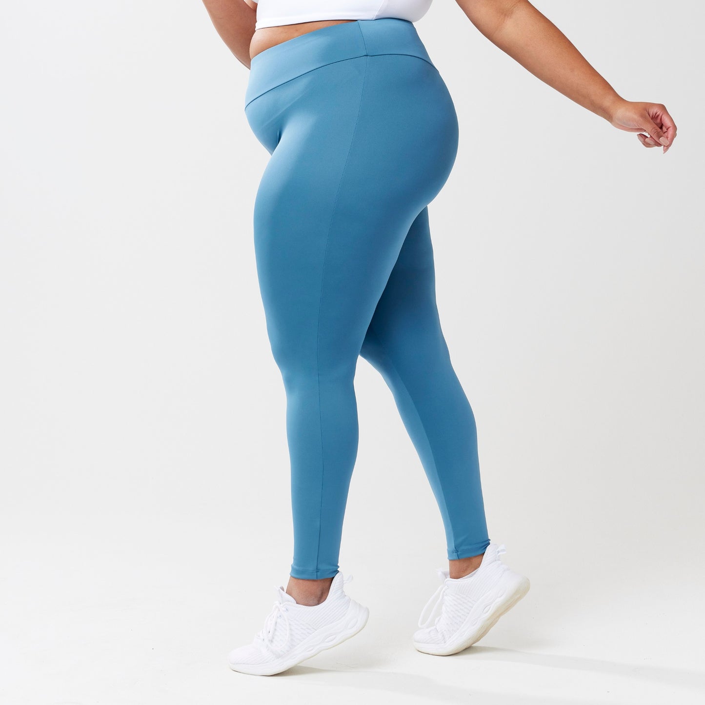 High-Rise Leggings - Blue