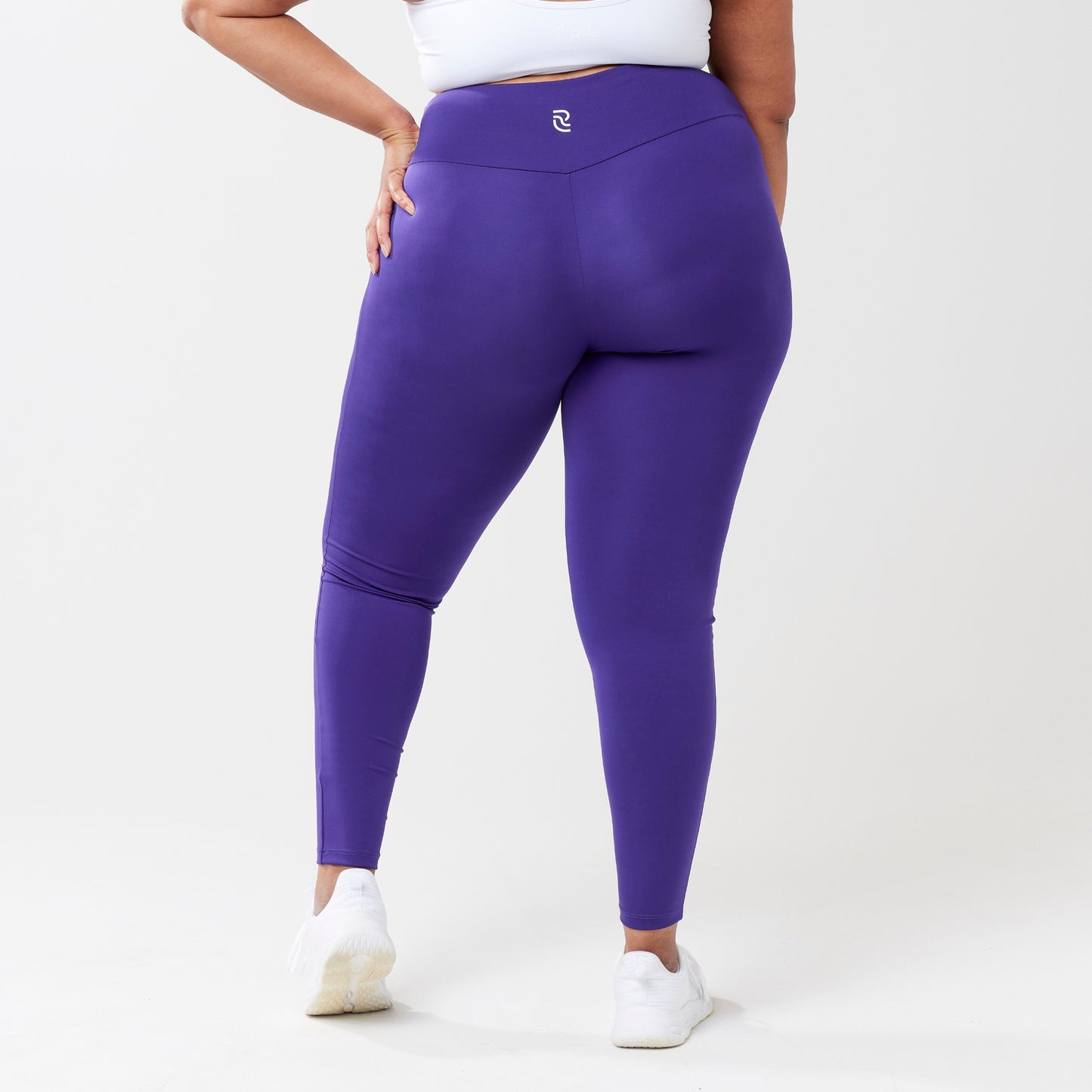 High-Rise Leggings - Purple