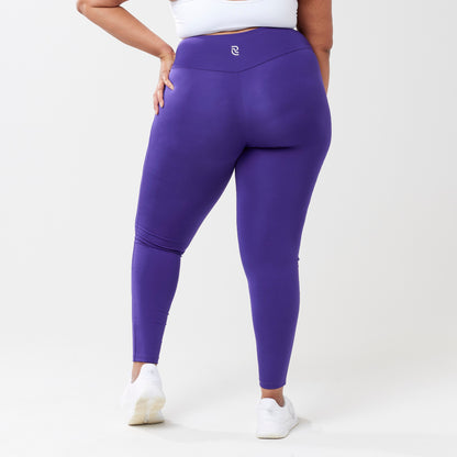 High-Rise Leggings - Purple