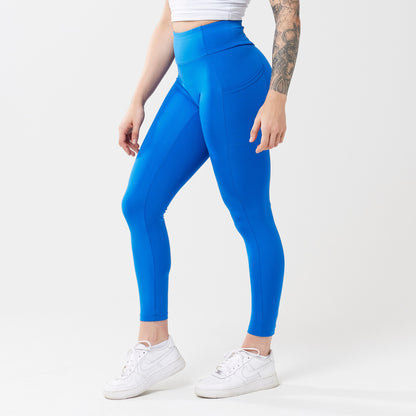 High-Rise Pocket Leggings - Blue